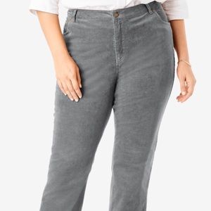 Corduroy bootcut pants - tall length
